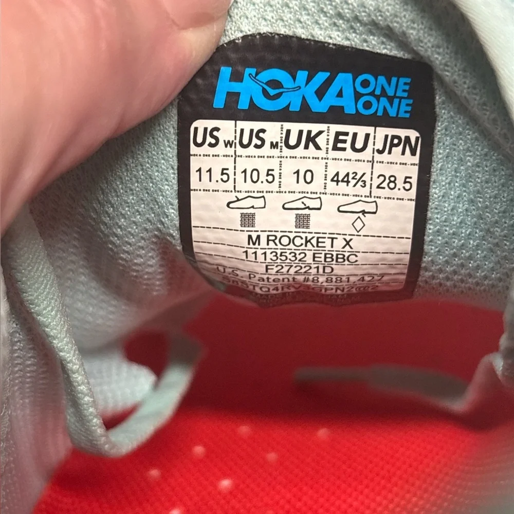 Hoka One One Rocket X Men’s Tennis Shoes - Picture 7 of 7